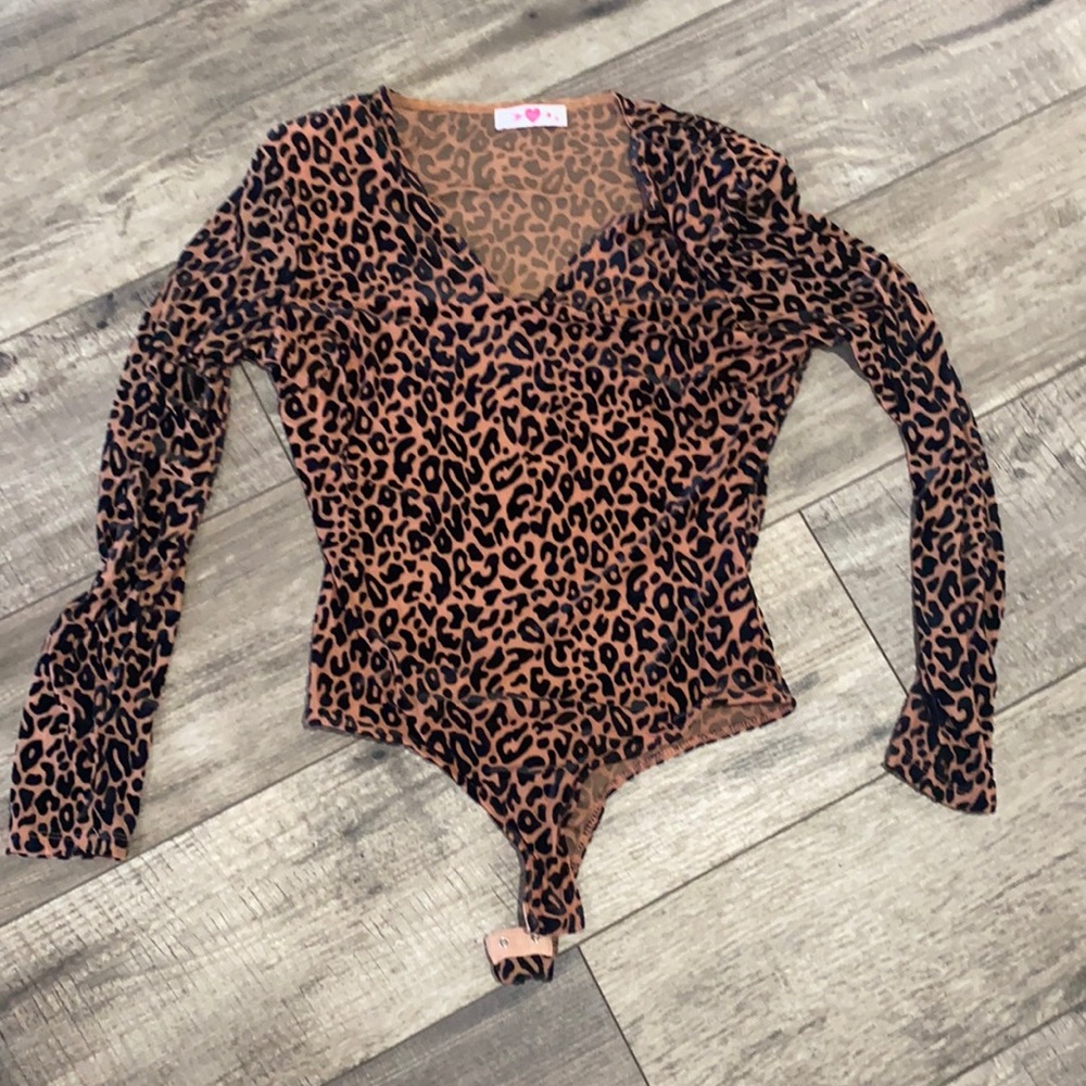 Buddy love leopard bodysuit